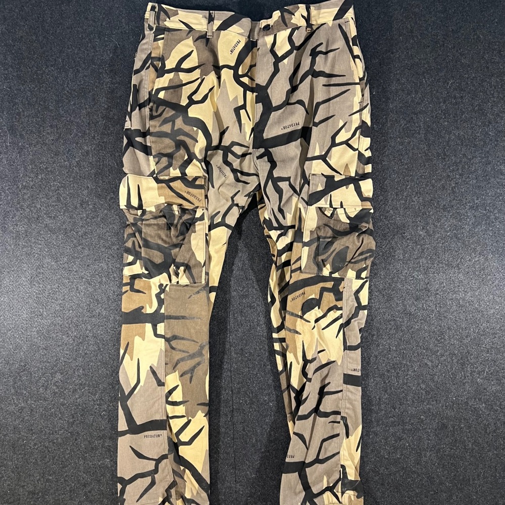 Vintage Predator Camouflage Cargo Pants Mens XL Brown Deception Camo Hunting